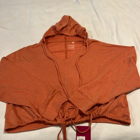NWT so/ Kohls Orange hooded top - Picture 1 of 4